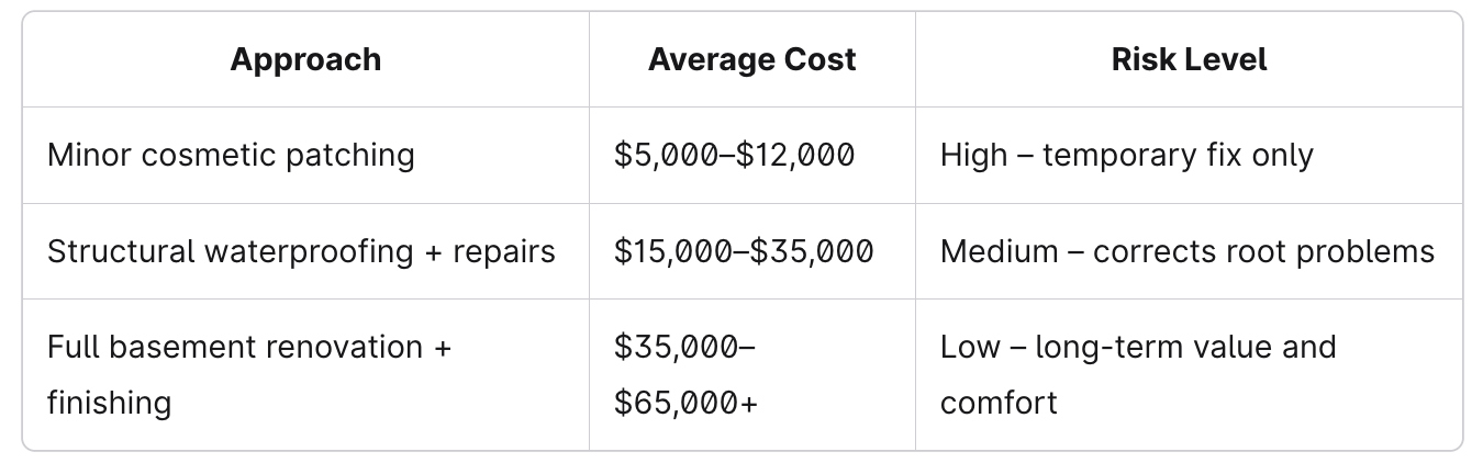 Cost Chart 5