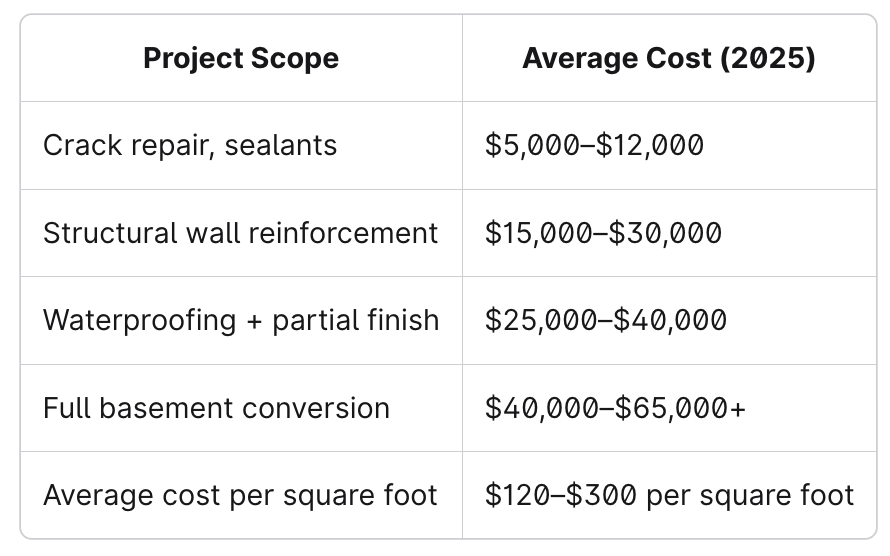 Cost Chart 6