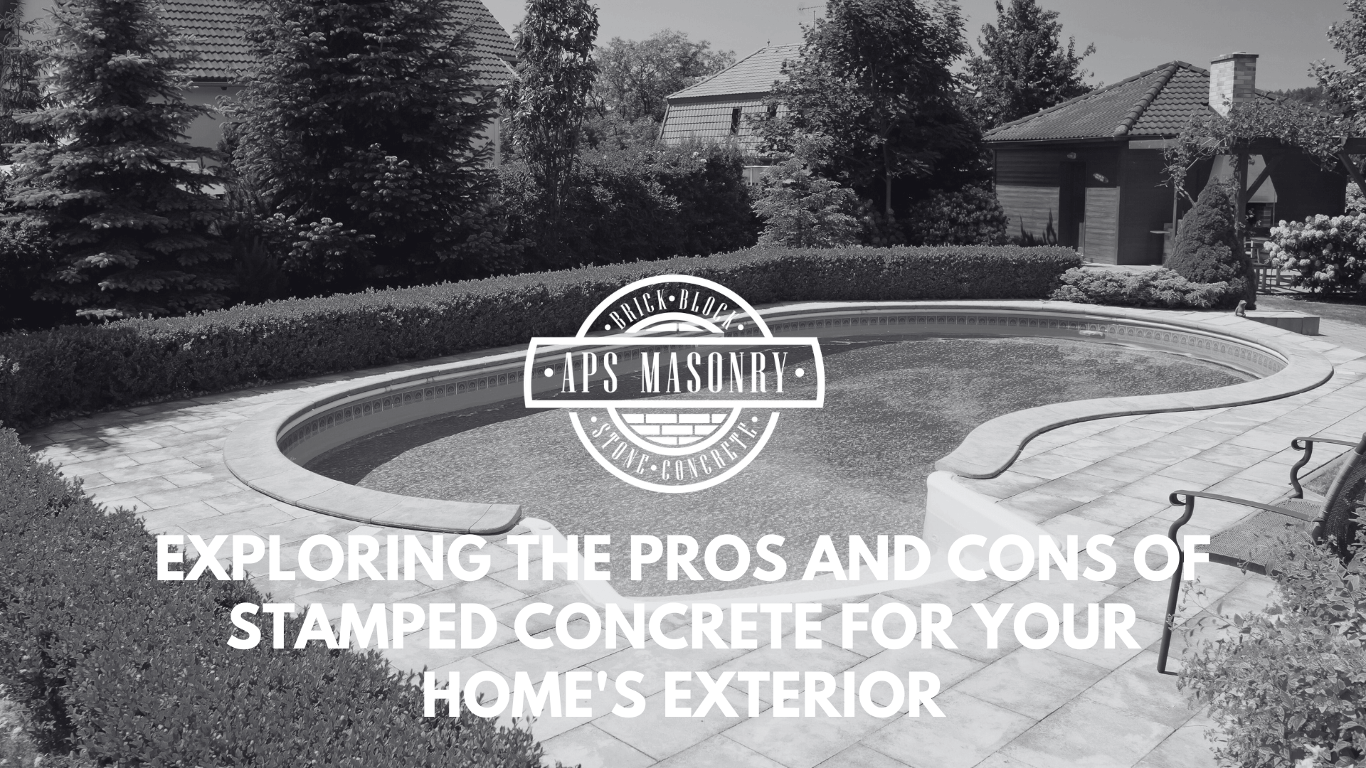 Exploring the Pros and Cons of Stamped Concrete for Your Home's Exterior