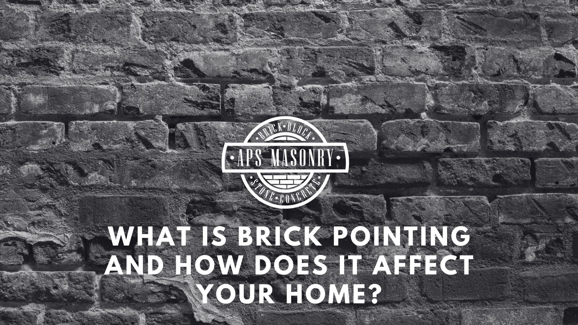 What Is Brick Pointing and How Does It Affect Your Home?